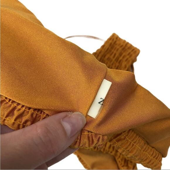 Zaful Smocked Burnt Orange Bikini Top And Bottoms Bathing Suit Set Size Small - Picture 13 of 15